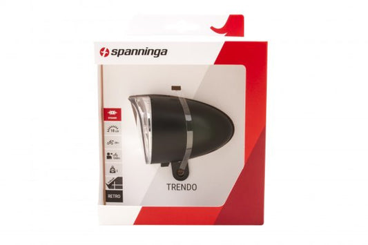 Spanninga koplamp Trendo XDO on/off zwart