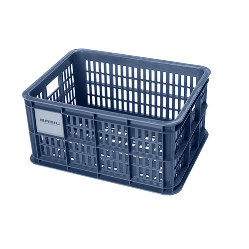 Basil 21111 Crate S fietskrat gerecycled kunststof small 17,5L bluestone