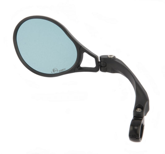 Mirage spiegel Hi-Speed met klem links zwart
