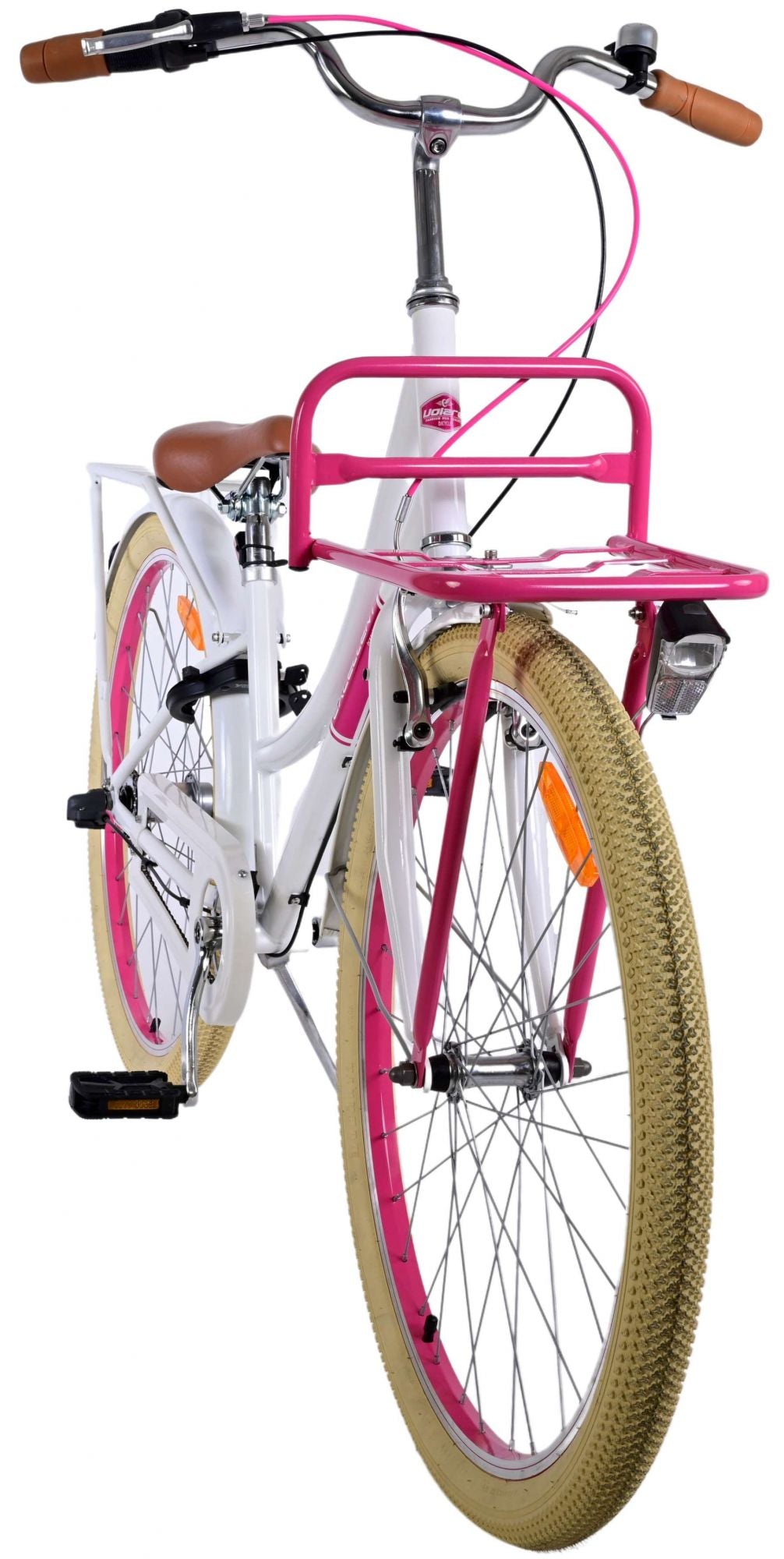 Volare Excellent 26'' wit met voordrager Nexus 3GRN