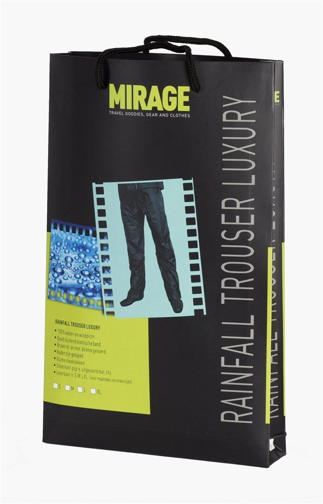 Mirage regenbroek Luxury M zwart