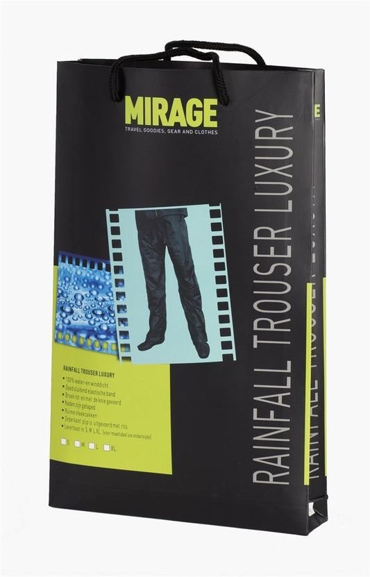 Mirage regenbroek Luxury M zwart