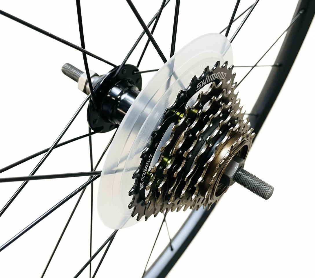 Achterwiel 26" - 559 / 26x1.75 BFK zwart freewheel V-Brake