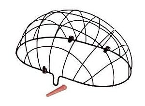 Basil 73007 Draadkoepel staal voor dierenfietsmand Pluto zwart