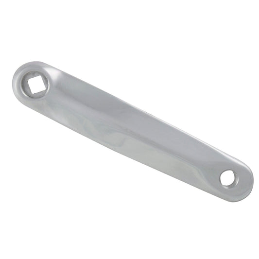 Linker crank aluminium zilver 170 breed