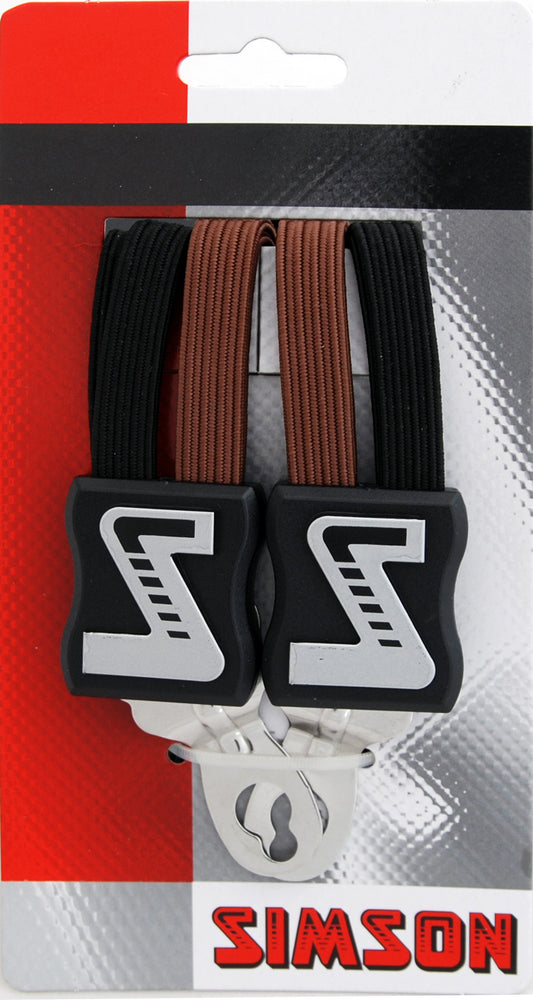 Simson 021354 snelbinder zwart-bruin extra strong 4 binder, universele asplaat