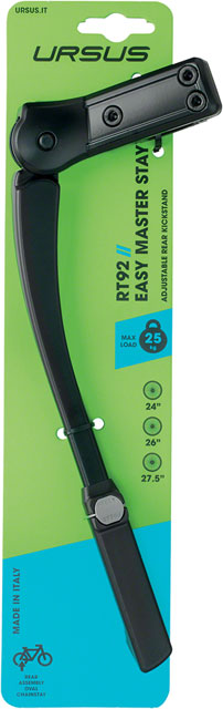 Ursus standaard Easy Master Stay verstelbaar zwart 335 mm. 24/26/27,5"