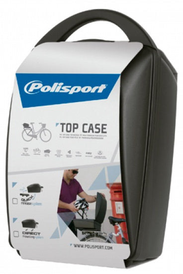 Polisport New Top Box for bicycle 11 LTS Quick Release System
