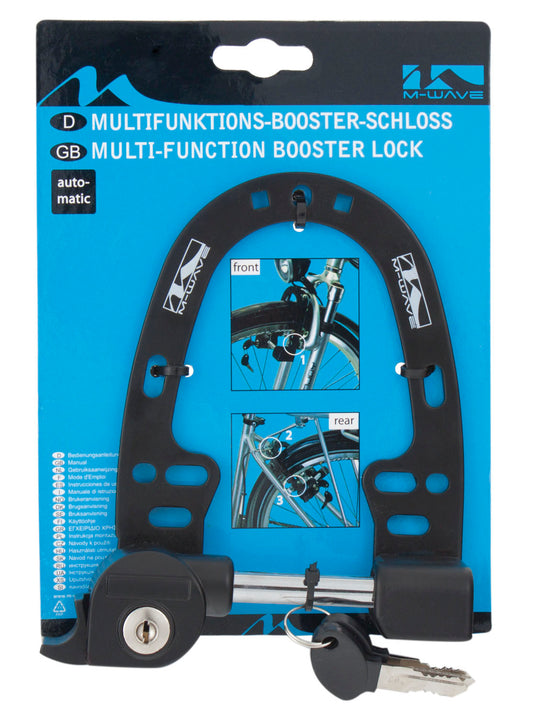 M-Wave Booster klap slot zwart op kaart