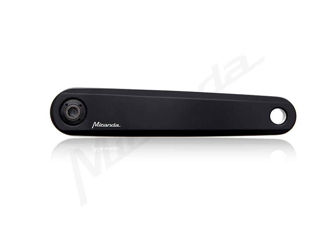 Miranda crankset Delta E-bike Bosch 3 BNI (mini ISIS) 170 mm. crank mat zwart