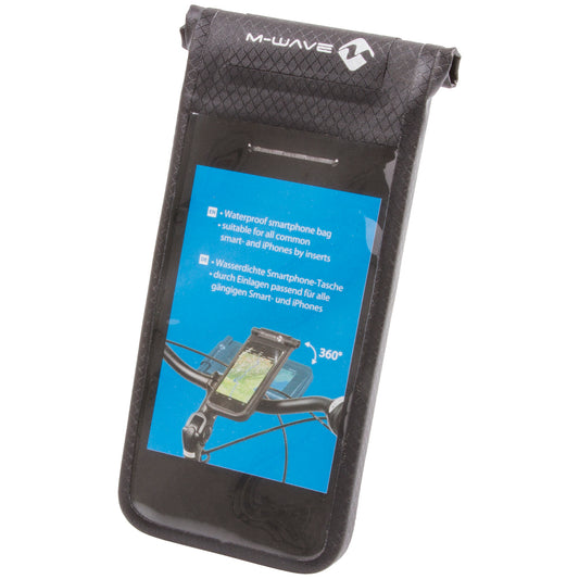 M-Wave smartphone tas waterdicht voor alle Smart- en iPhones met draaibare qr houder