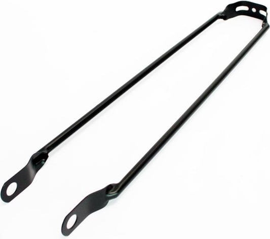 Spatbord stang 28" mat zwart