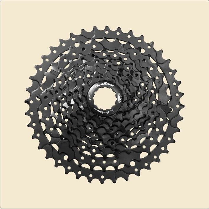 Sun Race CSM980 9AX-BOX B cassette 9V. 11-40 zwart