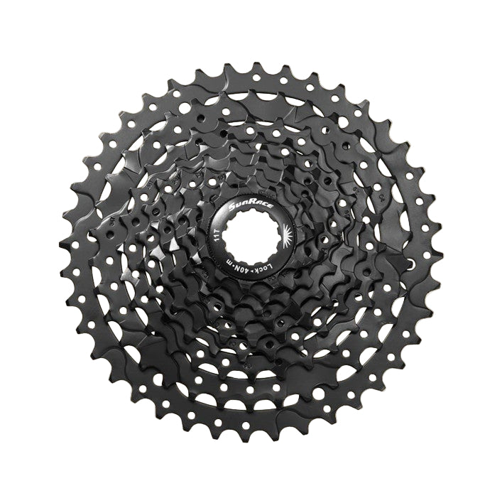 Sun Race CSM980 9AX-BOX B cassette 9V. 11-40 zwart
