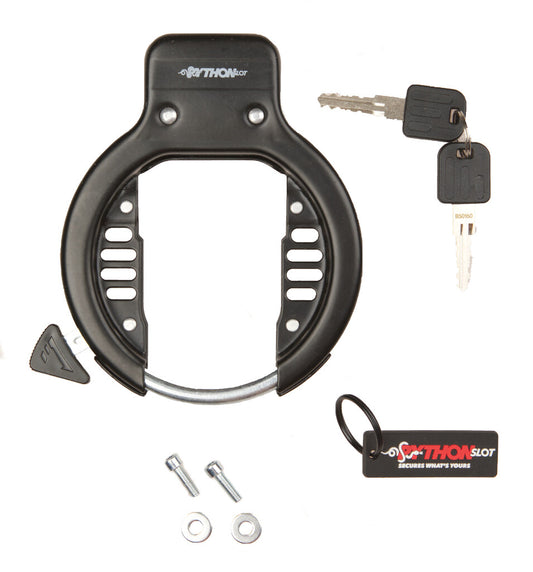 Python ringslot zwaar zwart