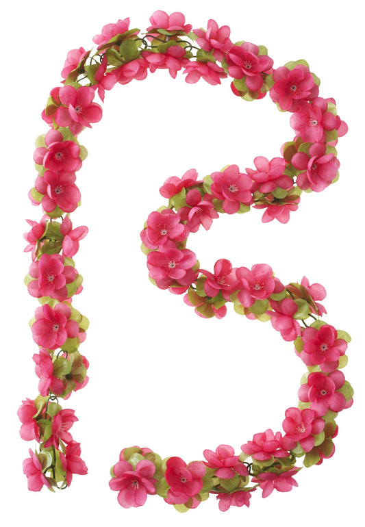 Basil 50180 Flower Garland, bloemenstreng 170 cm. fuchsia