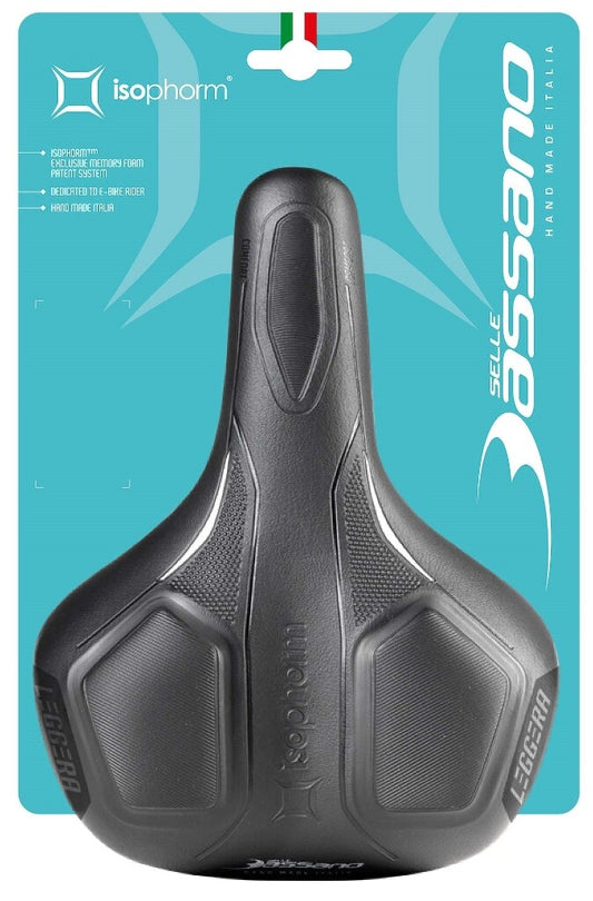 Selle Bassano zadel Leggera Isophorm City zwart dames (kaart)