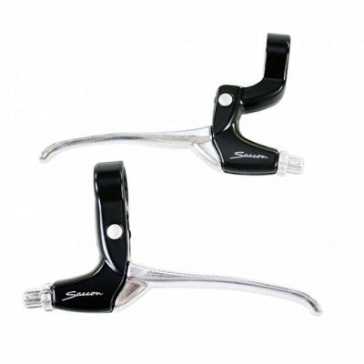 Saccon L214/211A5W3P04S remgreep set alu. zwart/zilver Nexus