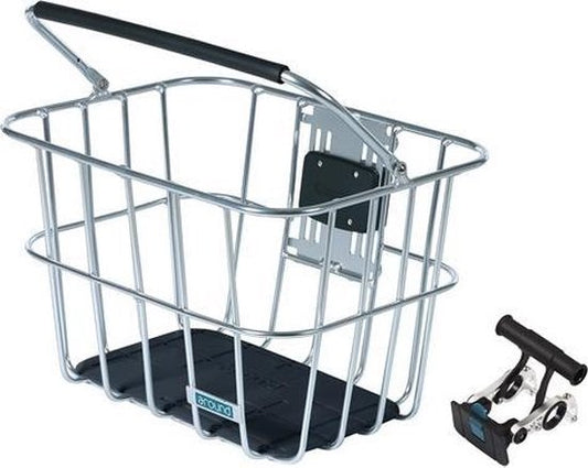 Around ACE VR-ALU mand afneembaar met stuurbochthouder zilver