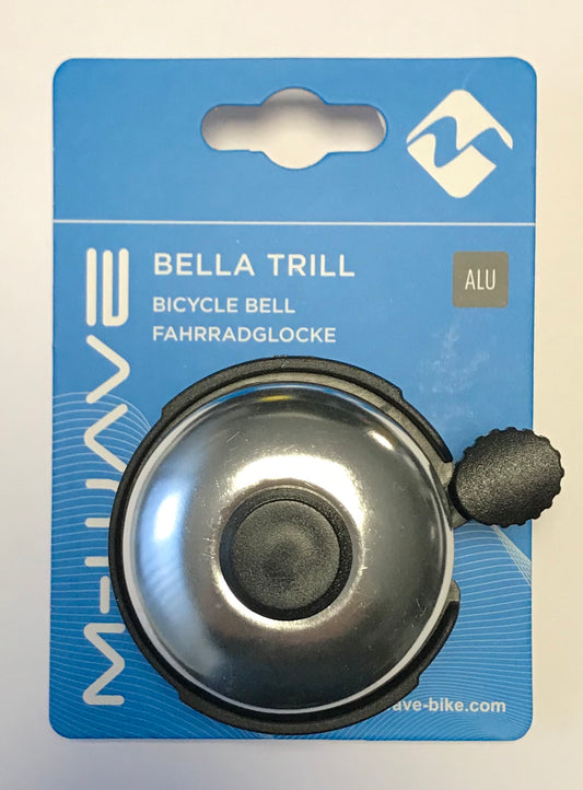M-Wave fietsbel Bella Trill alu zilver