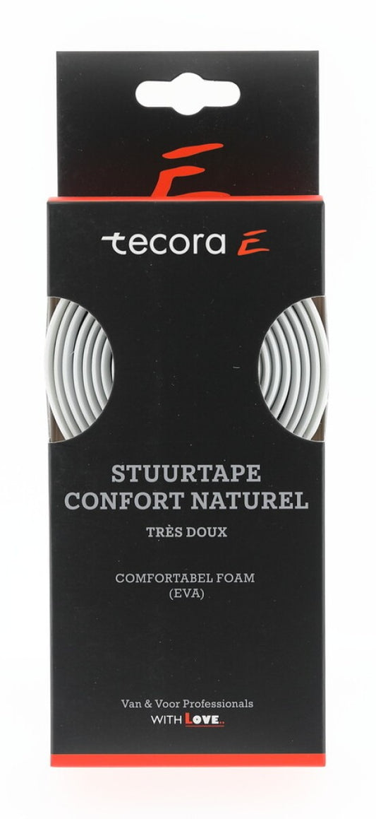 Tecora E stuurlint Confort Naturel ø2,5x30 mm. 1.8 mtr. wit