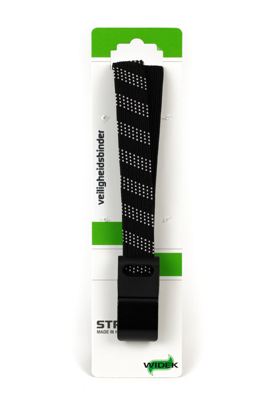 Widek SUV veiligheidsbinder met stalen haak 1x24mm. zwart, 1x24mm. zilver (56 cm.)