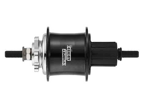 SA CS-RK3 3-versn. cassettenaaf voor schijfrem 36G zwart