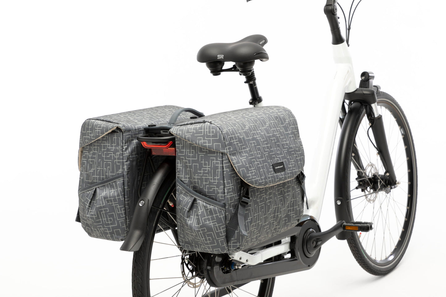 New Looxs tas nr. 218 Mondi Joy Double MIK Ivy Grey - 218.173MIK