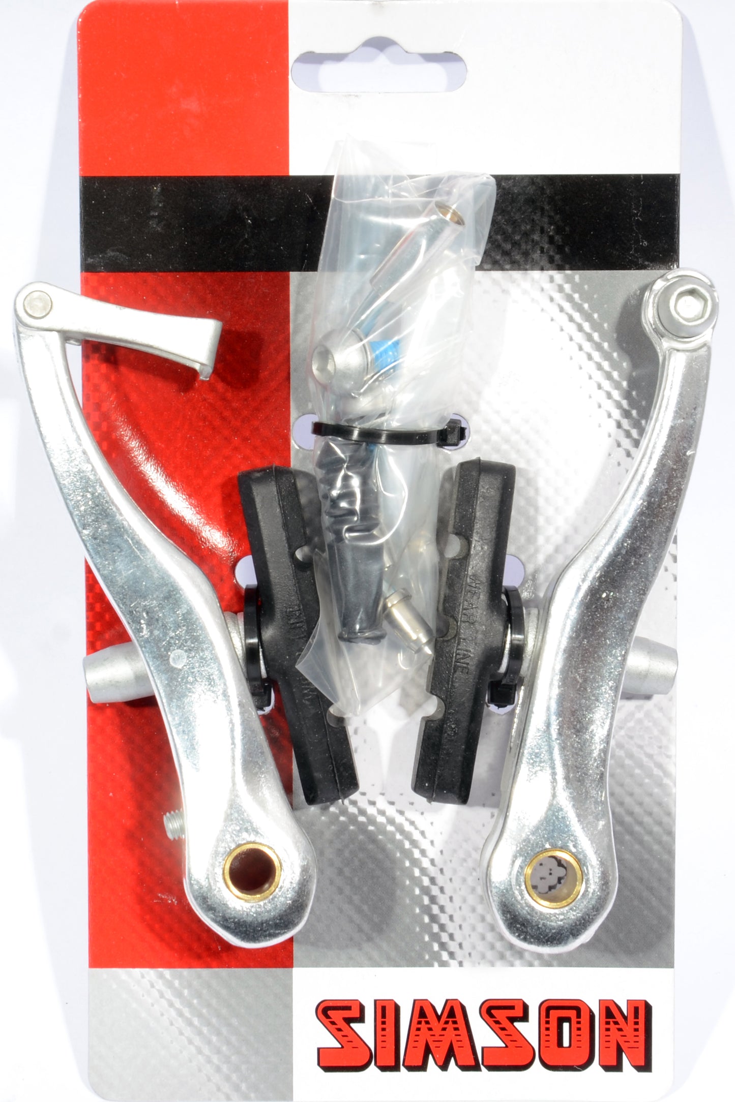 Simson 021807 set V-brake remmen geschikt als voor- en achterrem