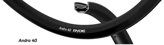 Velg 27.5'' - 584 ANDRA40 DISC geheel zwart 36 gts.