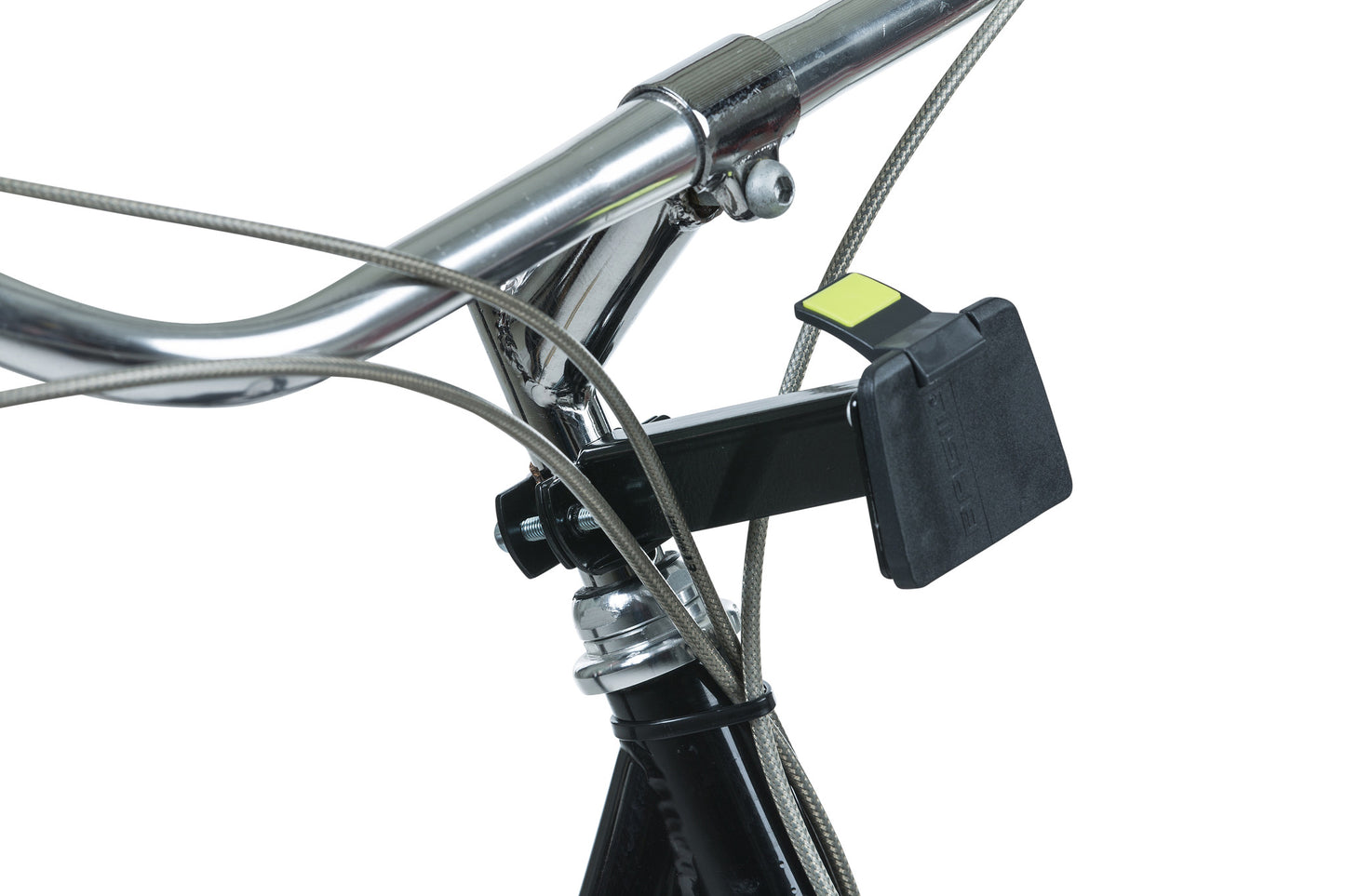 Basil 10224 Bremen BE fietsmand afneembaar voor zwart + Baseasy-Stemholder