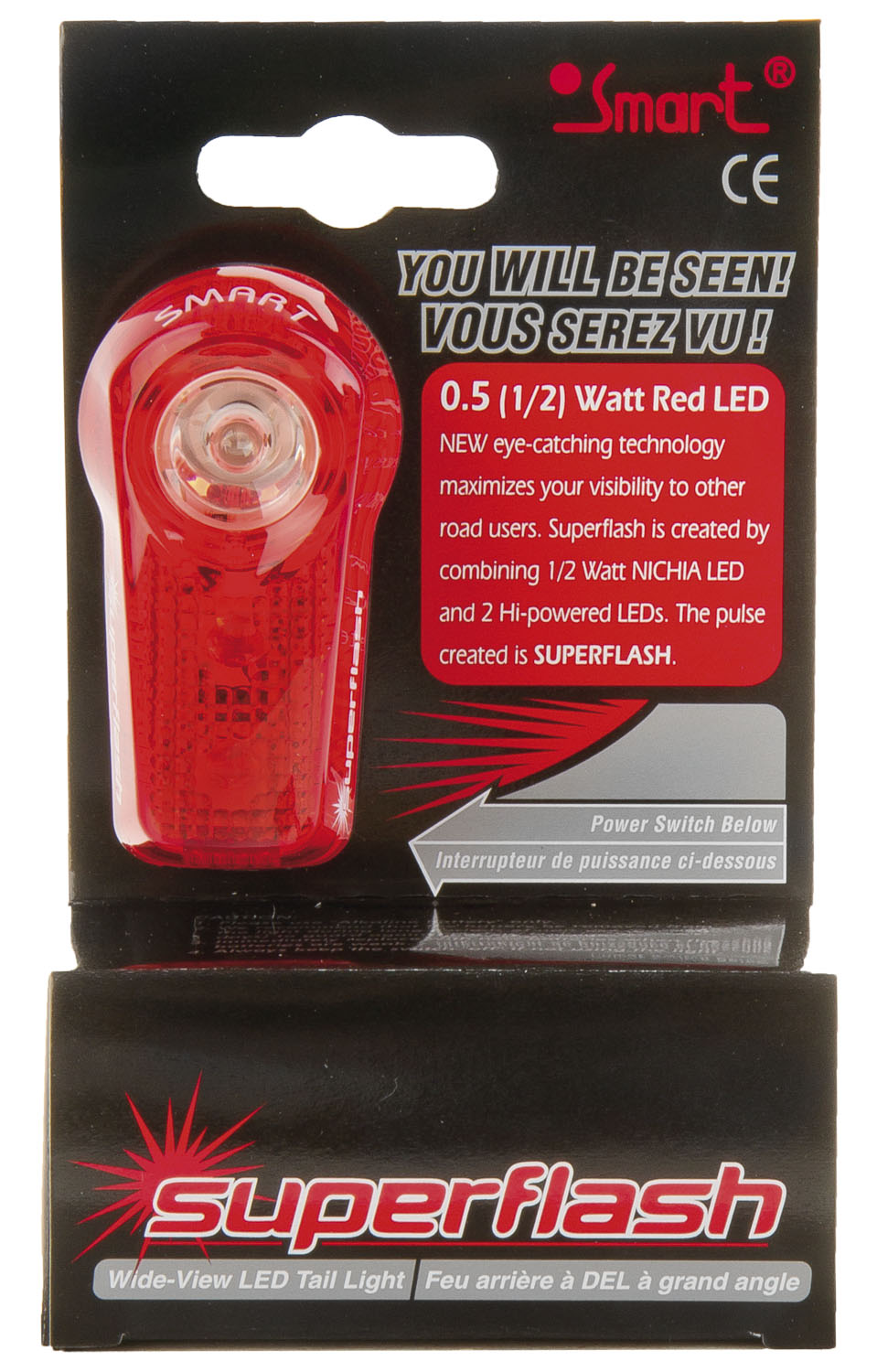 Smart RL317R-01 3-led rood Superflash