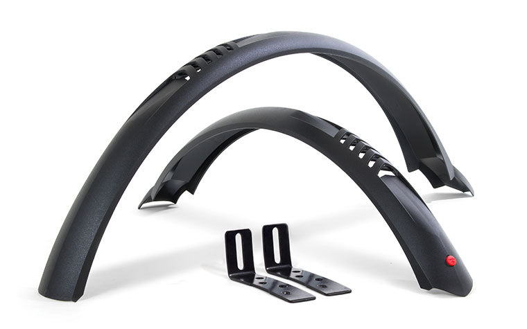 Hebie Taipan spatbord set 24'' 55 mm. zwart