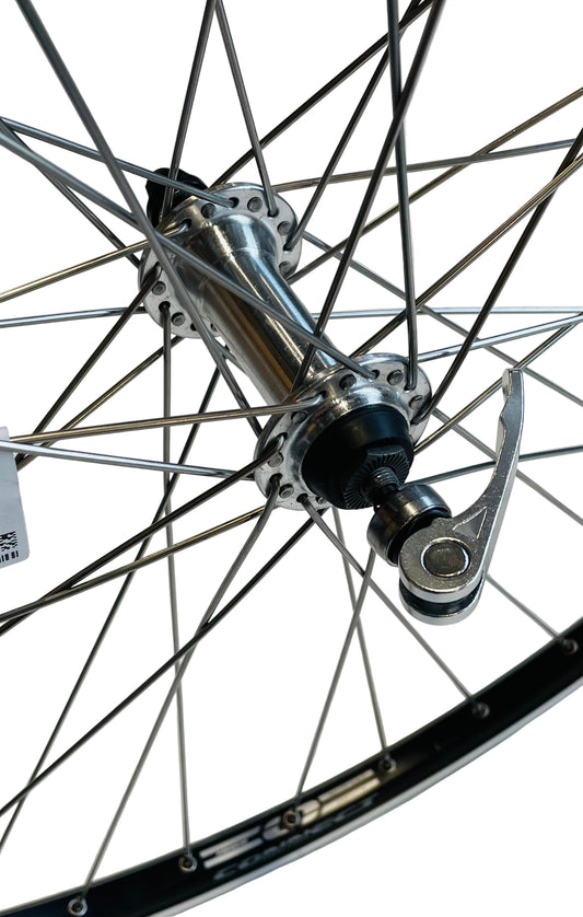 Voorwiel 28"- 622X19 Connect 4D zwart FM21 QR sp. 14 RVS