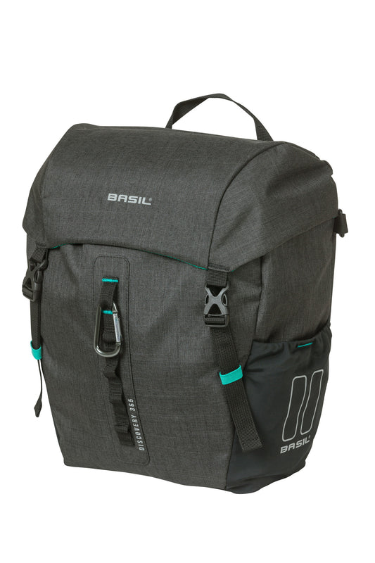 Basil 18043 Discovery 365D single bag M 9L zwart melee