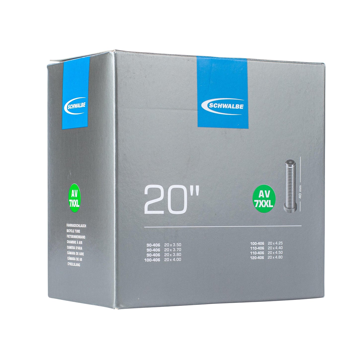 Schwalbe Bib. AV 7XXL - 40 mm. / 90/120-406 TR4 - Fatbike -10464650