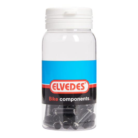 Elvedes ELV2018035 verlengnippel buitenkabel Ø 4.9 mm. aluminium zwart (25)