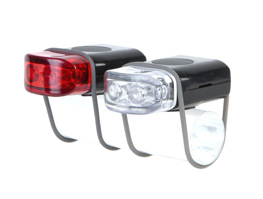 IkziLight mini led-set met siliconen strap zwart