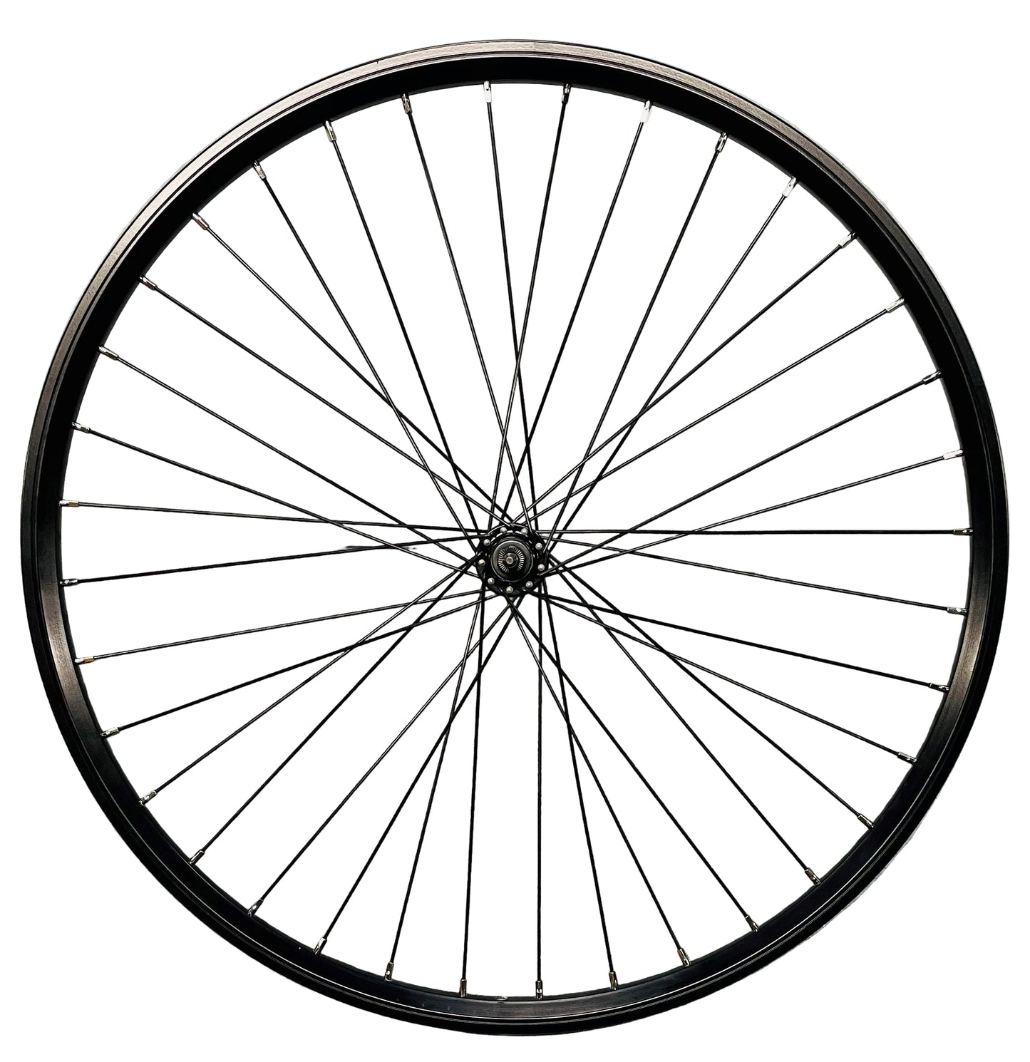 Voorwiel 28" - 622X19C Dynamic 3 zwart/zwarte spaken zwarte naaf