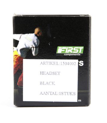 First balhoofdstel 9-delig waterproof 1" zwart