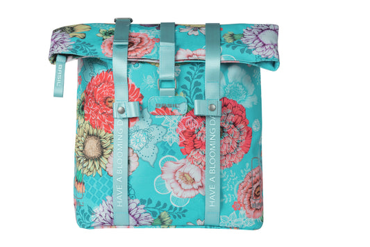 Basil 18151 Bloom Field fietsshopper 15-20L sky blue