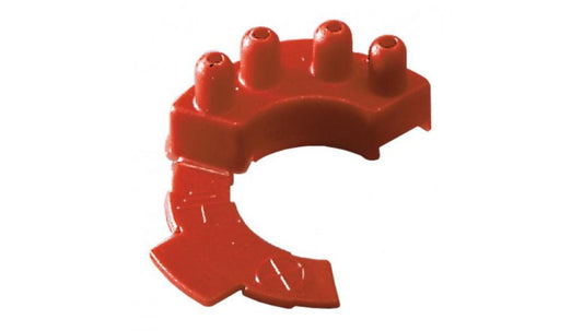 AXA 40-set HR dynamo steker rood