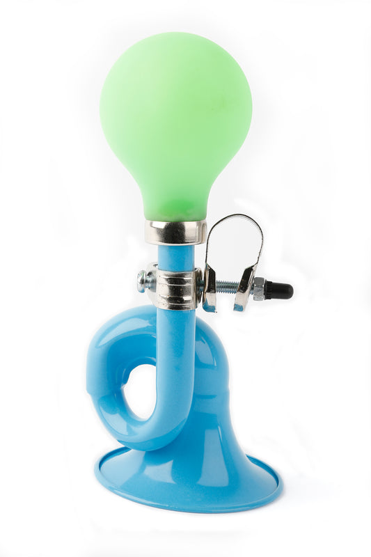 PexKids blue toet posthoorn staal groene bol