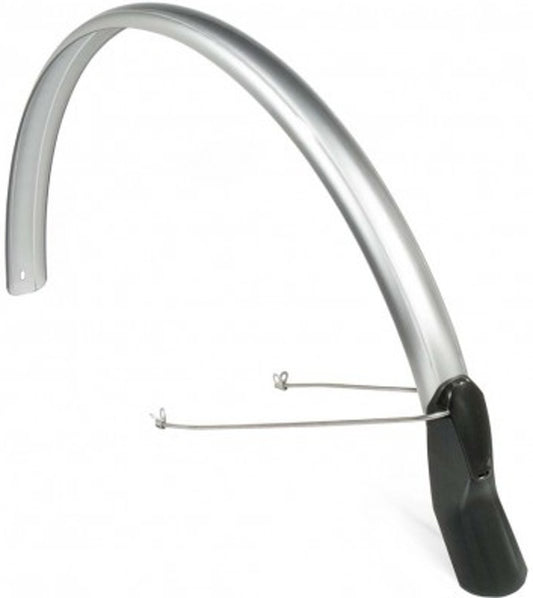 Eurofender spatbord achter Scatto 28" - 51 mm. zilver