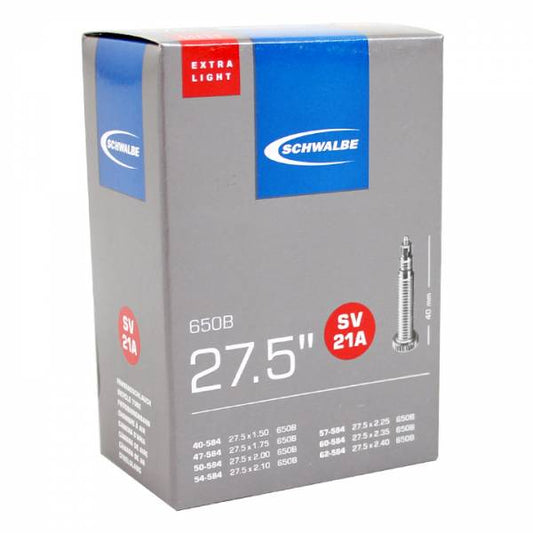 Schwalbe Bib. SV 21A - 40 mm. extra light / 40/62-584 / 27.5x1.50/2.40 - 10400163