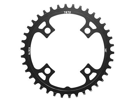 Sun Race CRMX00.38-HP narrow-wide kettingblad 38T. alloy zwart
