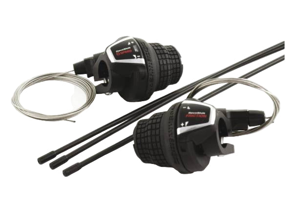 Shimano ESLRS35P6A revo shifter set Tourney 3x6 spd. m/kabels