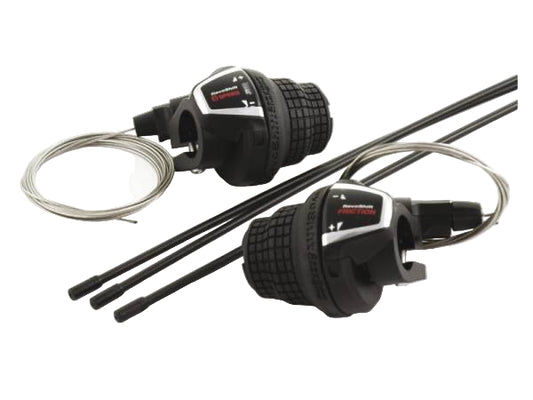 Shimano ESLRS35P6A revo shifter set Tourney 3x6 spd. m/kabels