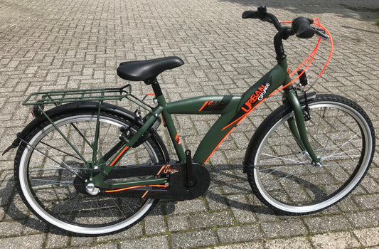 BFK 24" City Urban jongens 3V mat kakhi groen - 24UJ75