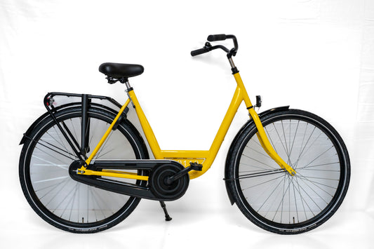 ALDO bedrijfsfiets 28" 55 cm. kleur: geel